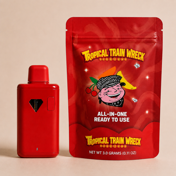 TROPICAL TRAIN WRECK THCA Hybrid Vape 2G
